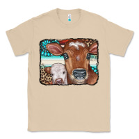 Mushroom Cows Serape Leopard Gemstone Classic Tee - CowCowDesign