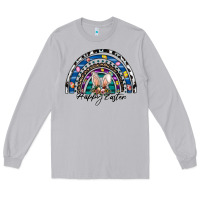 Moon Dust happy easter rainbow Long Sleeve Tee - CowhideDigitalArt