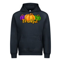 Navy halloween pumpkins thankful Urban Hoodie - Jasminsmagicworld