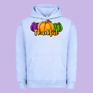Halloween Pumpkins Thankful Urban Hoodie Designed By Jasminsmagicworld