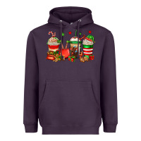 Plum Christmas elfs coffee Heavyweight Hoodie - Jasminsmagicworld
