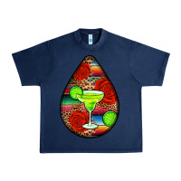 Navy mexican teardrop  4 Urban Heavy Tee - BundleAndBundleShop