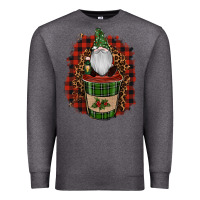 Charcoal Heather Gnomes With Coffee Christmas Premium Sweatshirt - RanaPortraitStore