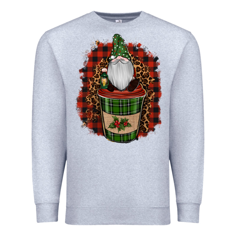 Gnomes With Coffee Christmas Premium Sweatshirt by RanaPortraitStore | Teevron
