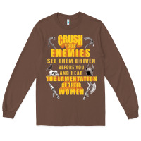 Chestnut crushs your enemies merch Long Sleeve Tee - baoMotion