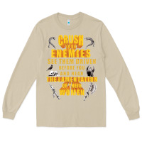 Mushroom crushs your enemies merch Long Sleeve Tee - baoMotion