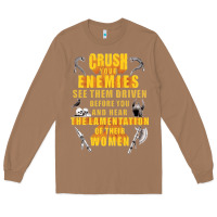 Toasted Coconut crushs your enemies merch Long Sleeve Tee - baoMotion