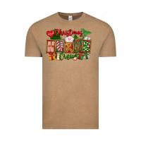 Vintage Coffee Christmas Nurse Crew Vintage Tee - FaDigitalArtStudio