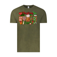 Vintage Olive Christmas Nurse Crew Vintage Tee - FaDigitalArtStudio