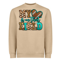 Mushroom my heart is on that field american football Heavyweight Sweatshirt - Jasminsmagicworld