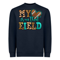 Navy my heart is on that field american football Heavyweight Sweatshirt - Jasminsmagicworld