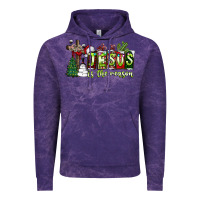 Cloud Purple jesus İs the reason Vintage Hoodie - CowhideDigitalArt