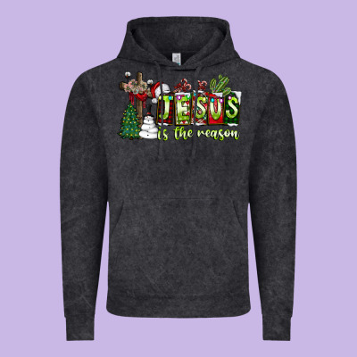 Jesus İs The Reason Vintage Hoodie Designed By Cowhidedigitalart