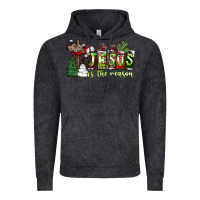 Vintage Black jesus İs the reason Vintage Hoodie - CowhideDigitalArt