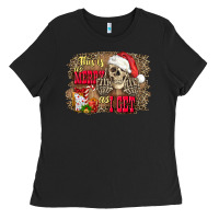 Black this is as merry as i get skull Ladies Tee - FaDigitalArtStudio