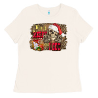 Bone this is as merry as i get skull Ladies Tee - FaDigitalArtStudio