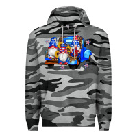 Slate Camo american flag gnomes truck sunflowers star leopard Premium Hoodie - Artiststas