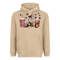 Mushroom cat mom coffee Heavyweight Hoodie - Jasminsmagicworld