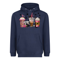 Navy cat mom coffee Heavyweight Hoodie - Jasminsmagicworld