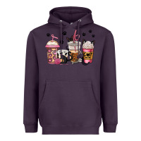Plum cat mom coffee Heavyweight Hoodie - Jasminsmagicworld