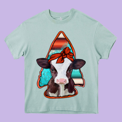 Baby Calf Arrowhead Heavy Core Tee Designed By Jasminsmagicworld