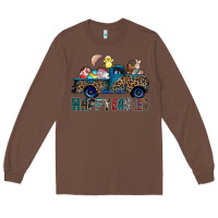 Chestnut Happy Easter truck Long Sleeve Tee - CowhideDigitalArt