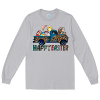 Moon Dust Happy Easter truck Long Sleeve Tee - CowhideDigitalArt
