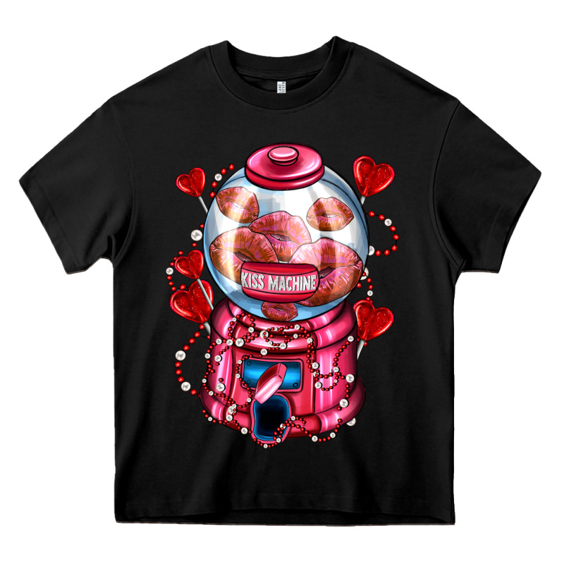 Kiss  Machine  Olivia Heavy Core Tee by OliviaCreatesArt | Teevron