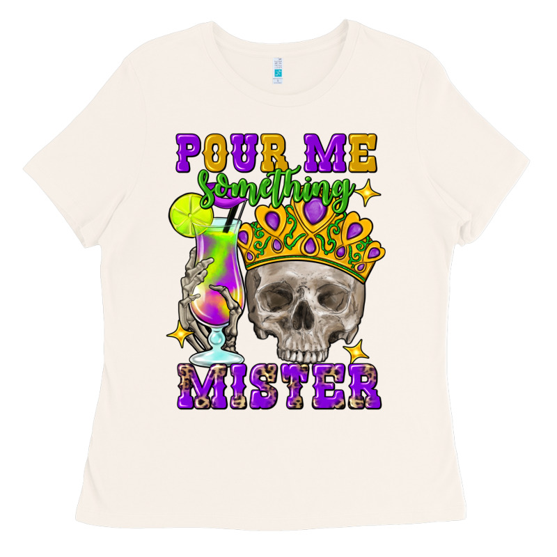 Skull Pour Me Something Mister Ladies Tee by FaDigitalArtStudio | Teevron