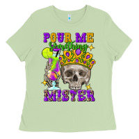 Matcha skull pour me something mister Ladies Tee - FaDigitalArtStudio