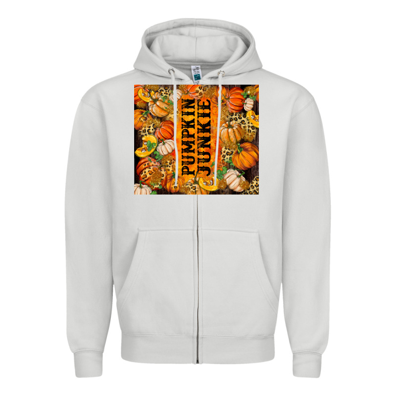 Pumpkin Junkie Zipper Hoodie by RanaPortraitStore | Teevron