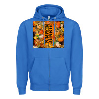 True Royal Pumpkin Junkie Zipper Hoodie - RanaPortraitStore