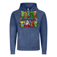 Vintage Denim merry christmas yall Vintage Hoodie - CowhideDigitalArt