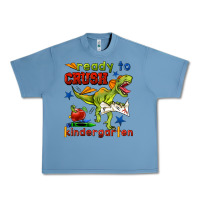 Pebble Blue ready to crush kindergarten Urban Heavy Tee - BundleAndBundleShop