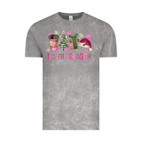 Cloud Rock Pink Christmas Tis The Season Vintage Tee - FaDigitalArtStudio