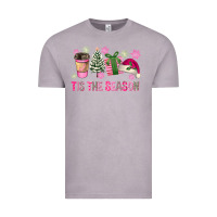 Pink Christmas Tis The Season Vintage Tee | Teevron