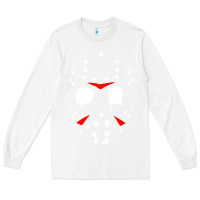 White mask halloween Long Sleeve Tee - baoMotion