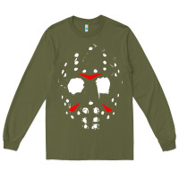 Army Green mask halloween Long Sleeve Tee - baoMotion