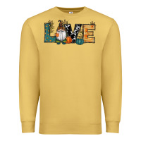 Antique Gold Fall Love Gnome Premium Sweatshirt - RanaPortraitStore