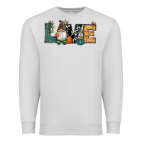 Dove Grey Fall Love Gnome Premium Sweatshirt - RanaPortraitStore