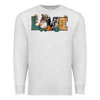 Oatmeal Heather Fall Love Gnome Premium Sweatshirt - RanaPortraitStore