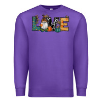 Purple Fall Love Gnome Premium Sweatshirt - RanaPortraitStore