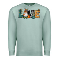 Seafoam Fall Love Gnome Premium Sweatshirt - RanaPortraitStore