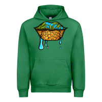 Emerald summer vibes pineapple lips Urban Hoodie - Jasminsmagicworld