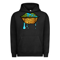 Pigment Black summer vibes pineapple lips Urban Hoodie - Jasminsmagicworld
