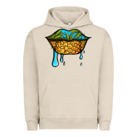 Pigment French Oak summer vibes pineapple lips Urban Hoodie - Jasminsmagicworld