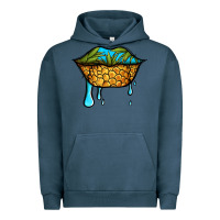 Pigment Midnight Navy summer vibes pineapple lips Urban Hoodie - Jasminsmagicworld