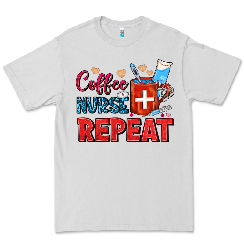 Coffee Nurse Repeat Premium Tee by FaDigitalArtStudio | Teevron