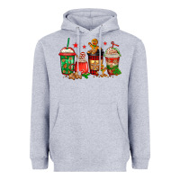 Heather Grey christmas cookies coffee Heavyweight Hoodie - Jasminsmagicworld