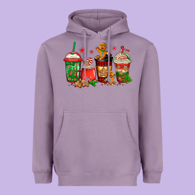 Christmas Cookies Coffee Heavyweight Hoodie Designed By Jasminsmagicworld